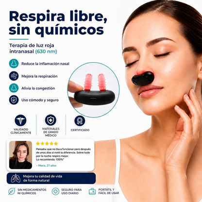 LuzNasal 660™ — Intranasal Red Light Therapy
