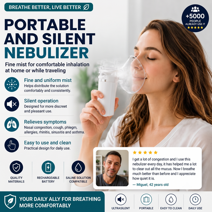 AirMist Pro™ — Portable Silent Nebulizer
