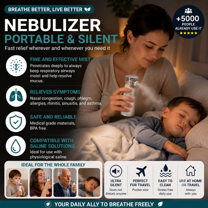 AirMist Pro™ — Portable Silent Nebulizer