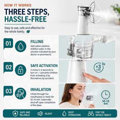 AirMist Pro™ — Portable Silent Nebulizer